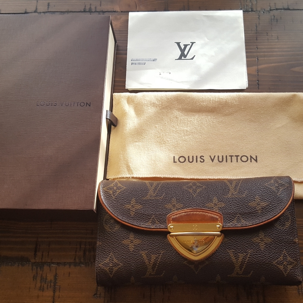 Auth Louis Vuitton Monogram Eugenie Wallet